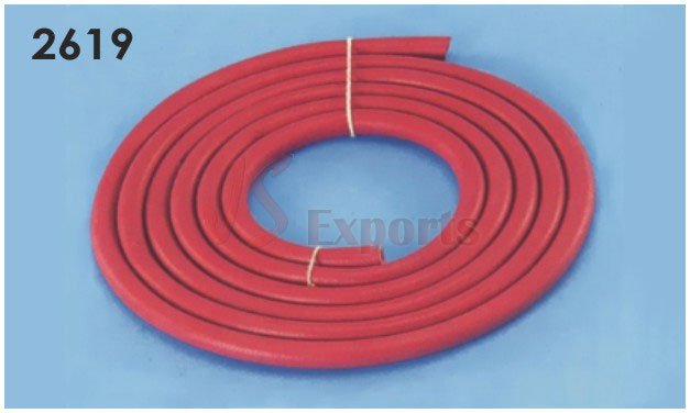 TUBING RUBBER RED